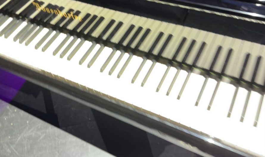 This piano I’m playing tonight has additional keys for added bass. Camouflaged in black so they don’t confuse us.