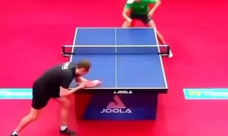 This table tennis rally is absolutely insane