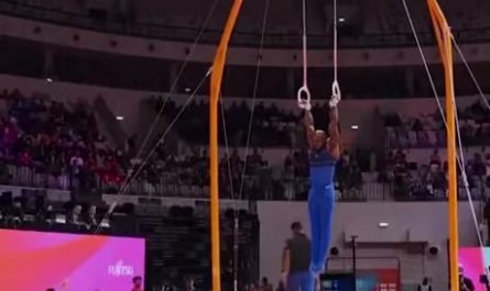 Unbelievable strength and precision, a true master of the rings