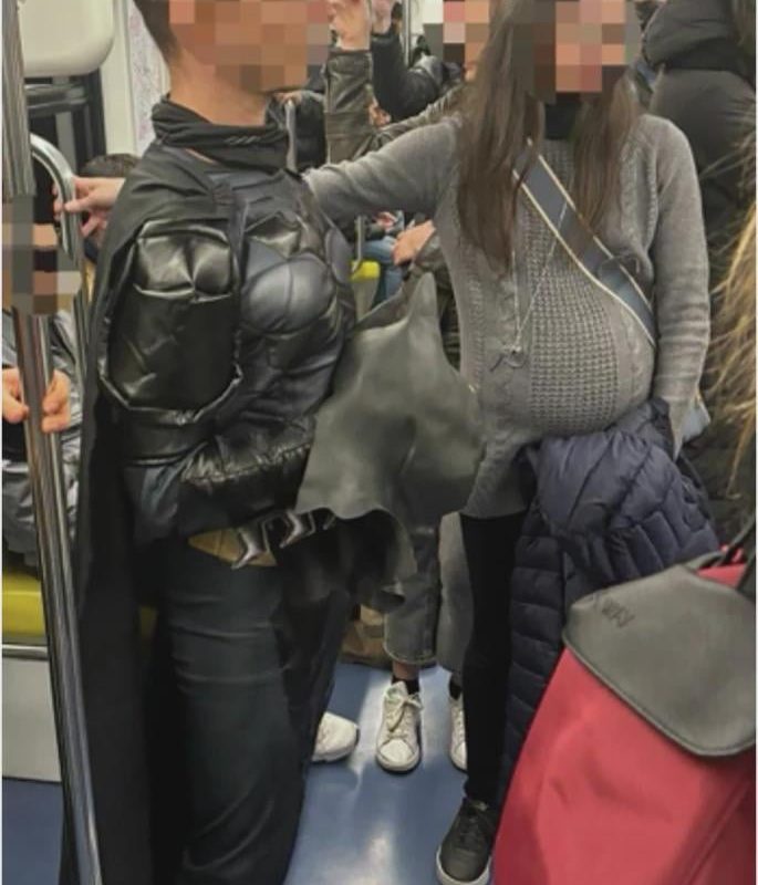 Unexpected events and prosocial behavior: the Batman effect. A new study found that when a person dressed as Batman rode the subway, commuters were nearly twice as likely to give up their seat for a pregnant woman.