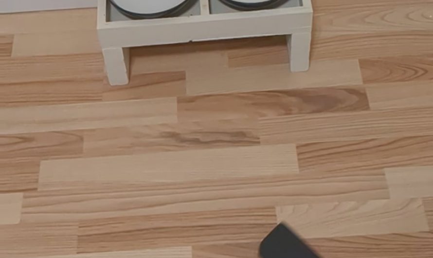 Vacuum fits perfectly under my home made dog food tray. Built the tray before I owned the vacuum.