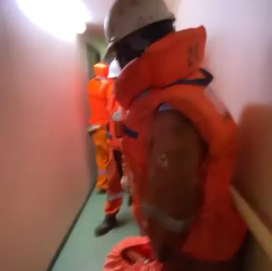 Video footage from russian oil tanker ship’s crew “shadow fleet” hit by Ukraine sea drone