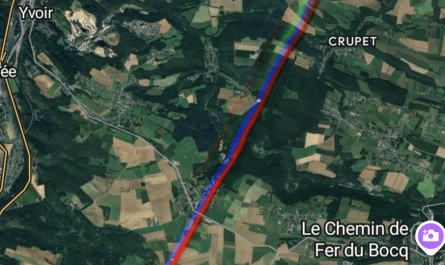 Weird artifact on Google maps satellite image