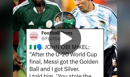 “When Messi’s humility went next level.”