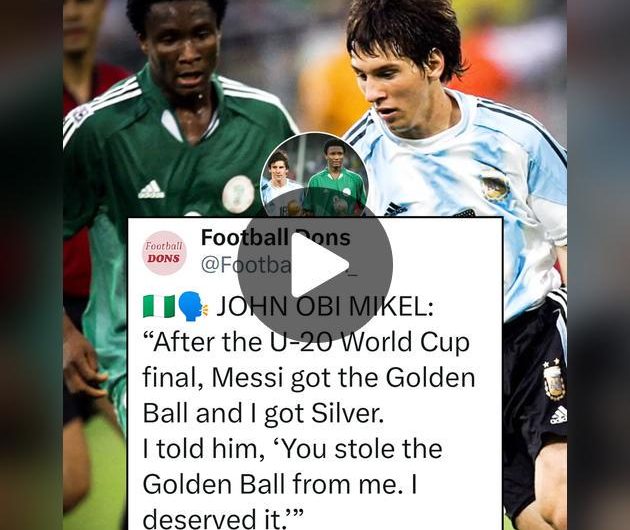 “When Messi’s humility went next level.”