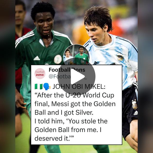 “When Messi’s humility went next level.”