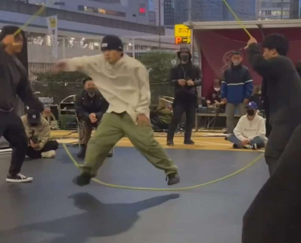 When jump rope turns into choreography.