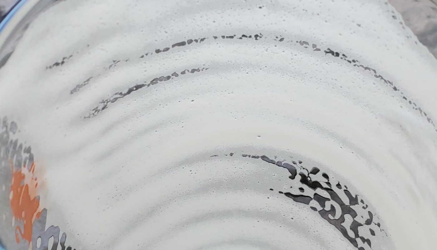 When you get perfect foam rings on a perfect pint.