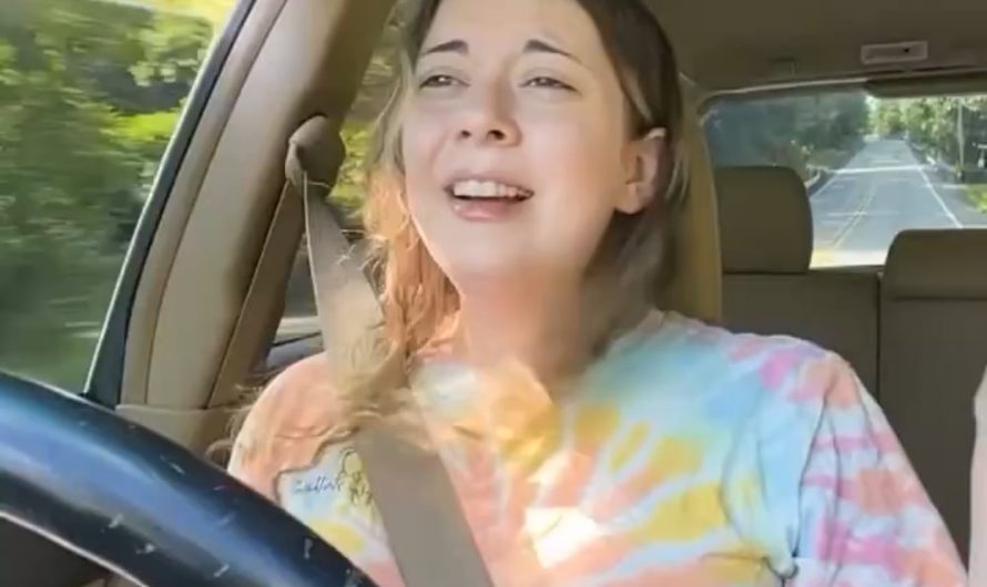 Woman crashes her car immediately after saying, hit me baby one more time.