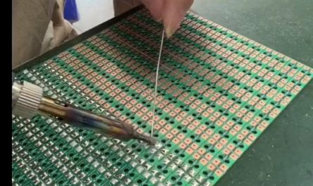 a clip of skilled tinning