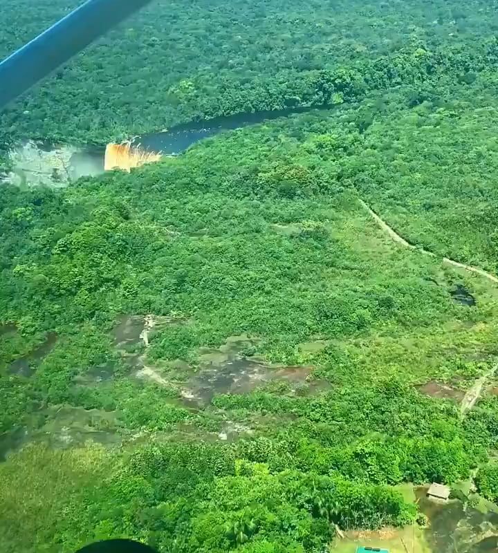 Deep in the Amazon forest, is the world's largest single drop waterfall, Guyana