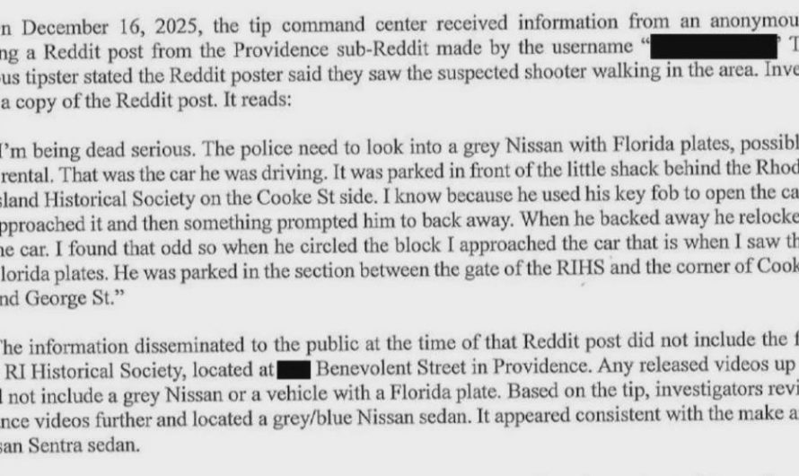 A Redditor solved the Brown University shooter case that FBI couldn’t