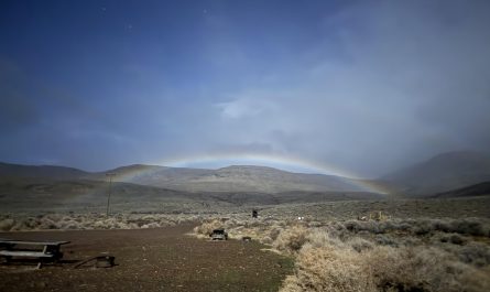 A double lunar rainbow