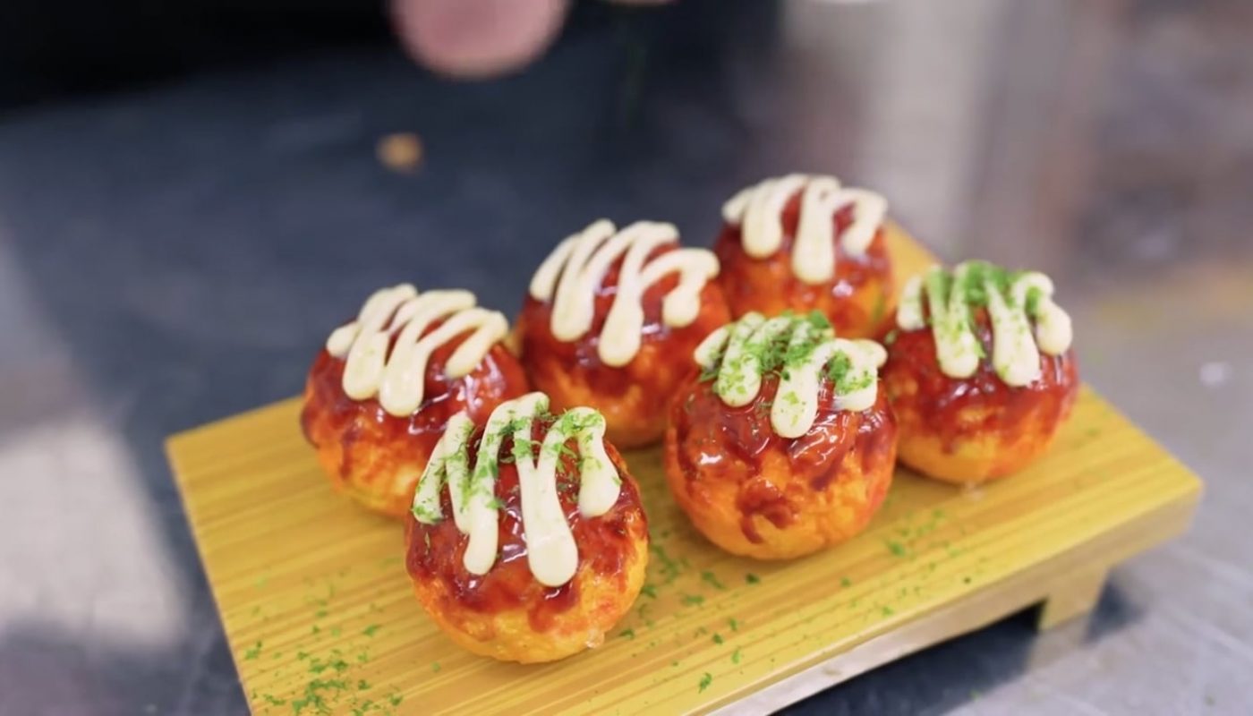 A glimpse at how some of the artificial food is created for storefronts in Japan