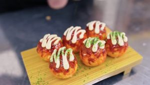 A glimpse at how some of the artificial food is created for storefronts in Japan