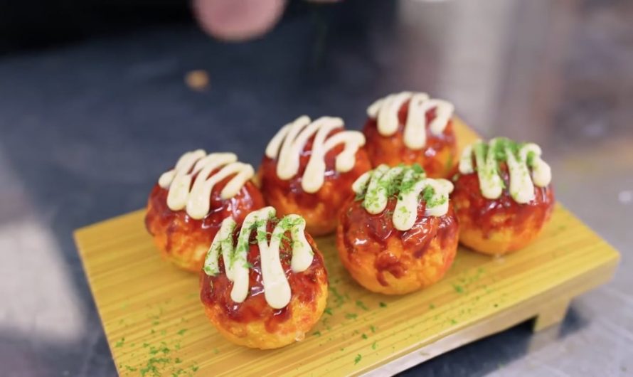 A glimpse at how some of the artificial food is created for storefronts in Japan