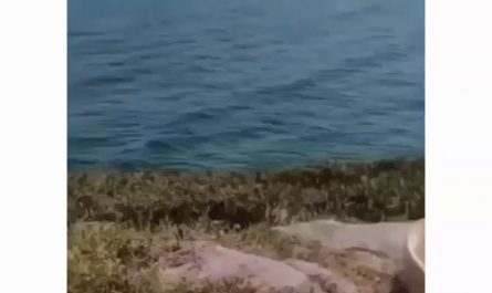 A helicopter pilot decided to pose for a photo with a random guy.