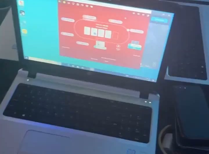 A poker bot farm where multiple bots sit at the same table and share their cards to collude against humans