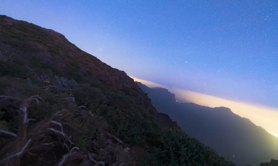 🔥 A stabilized 8-hour timelapse to show the Earth rotating