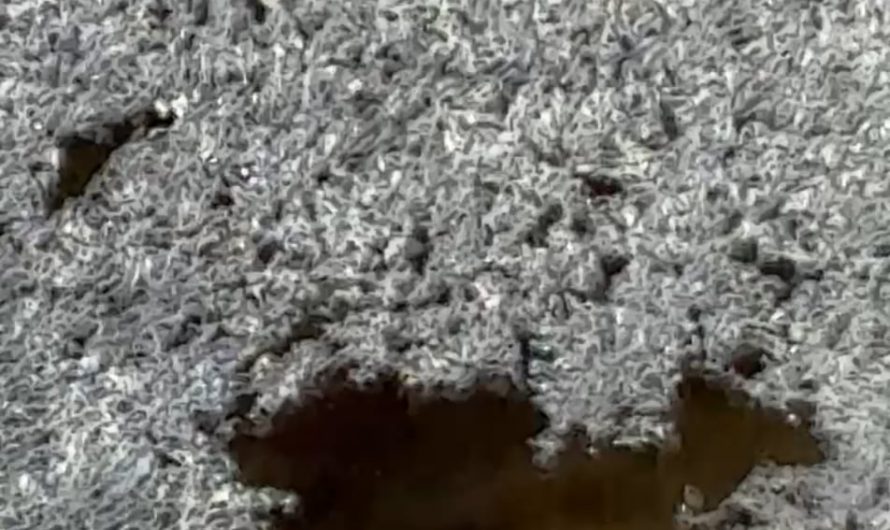 A video for water turing into ice in real time