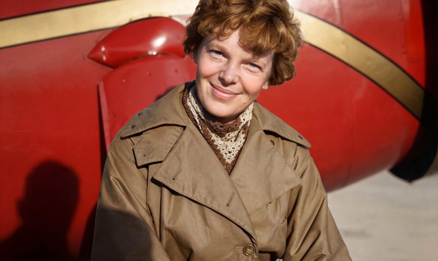 Amelia Earhart, 1934 prepares for a solo flight from Hawaii to the United States