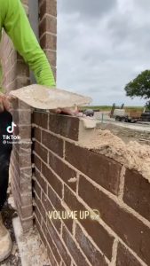 An amazing brick job: the way the string line and bricks match so perfectly just hits the spot