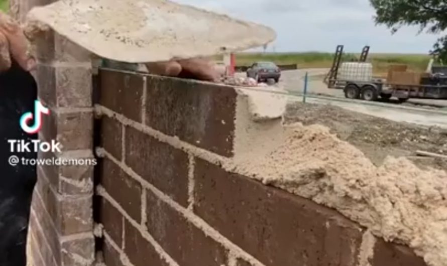 An amazing brick job: the way the string line and bricks match so perfectly just hits the spot