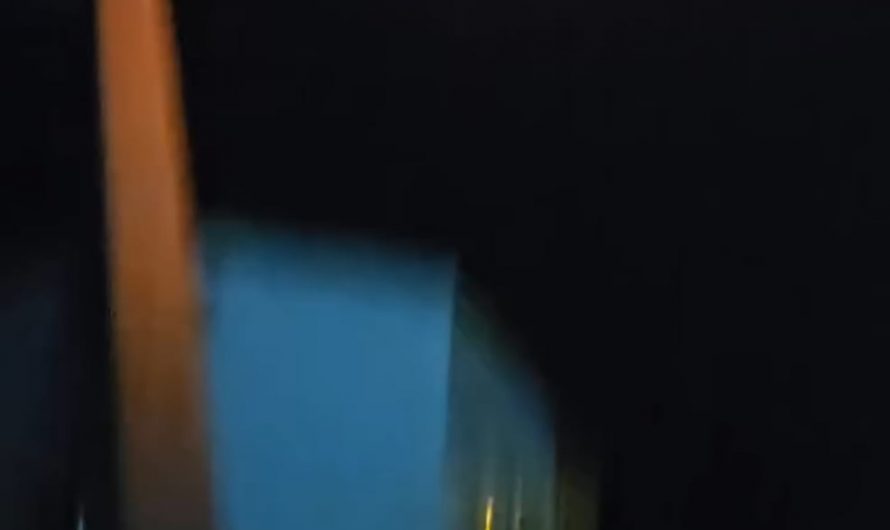 An impromptu flame shower