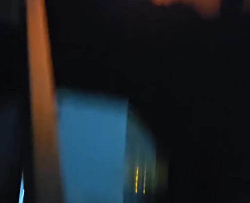 An impromptu flame shower