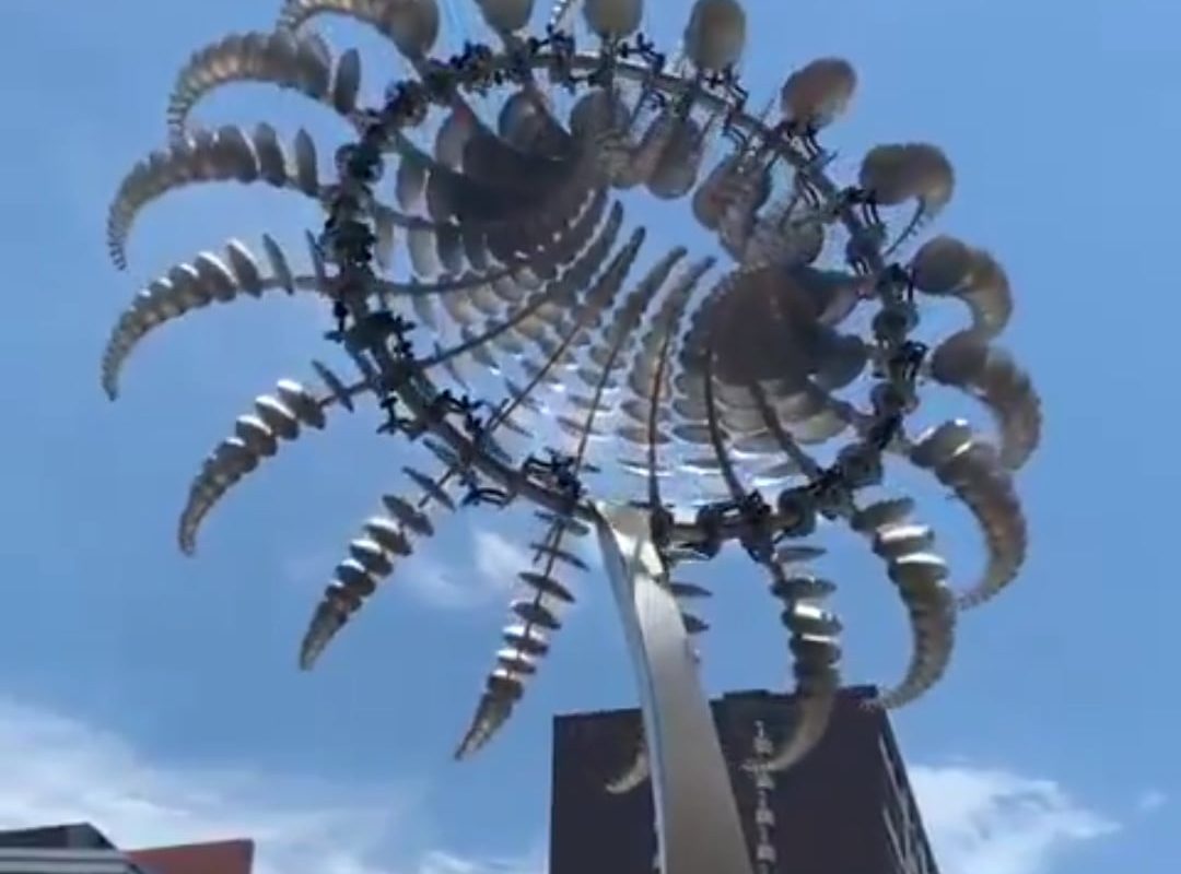 Anthony Howe is an artist specializing in crafting kinetic sculptures that come to life through the power of wind.