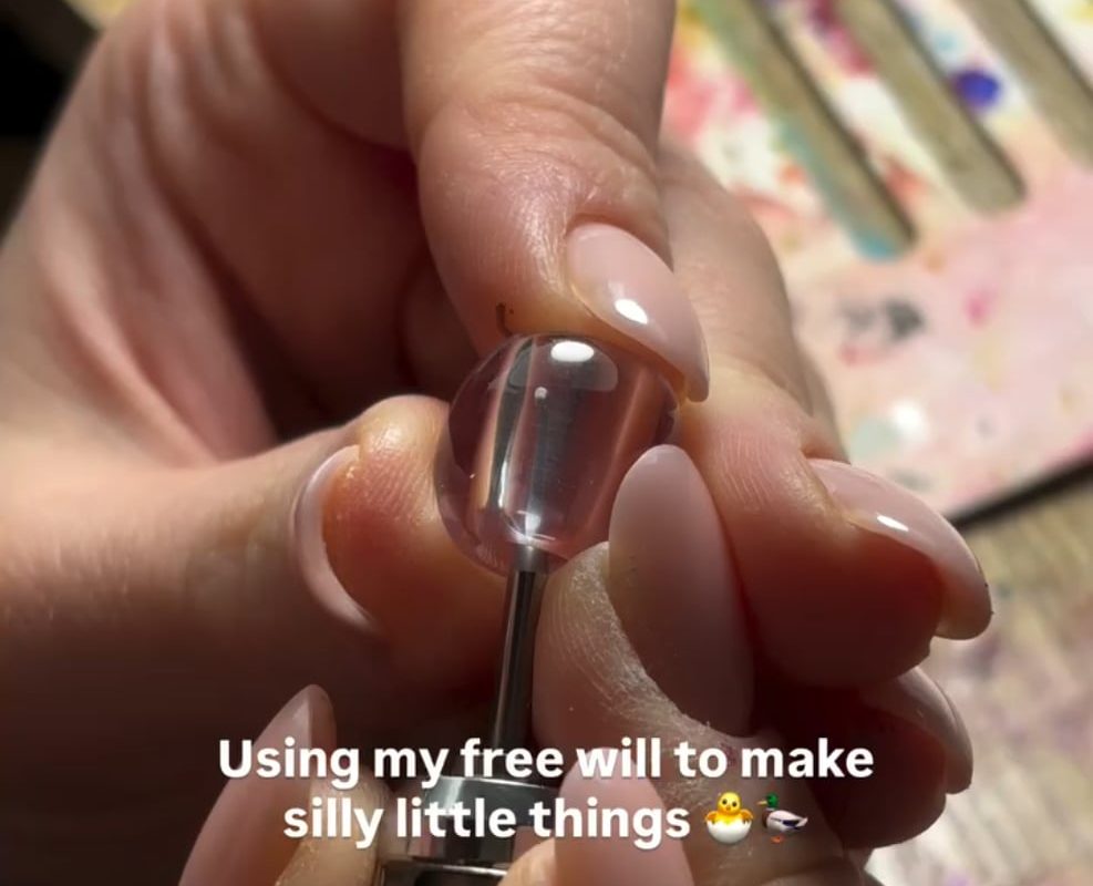 Art on tiny glass beads