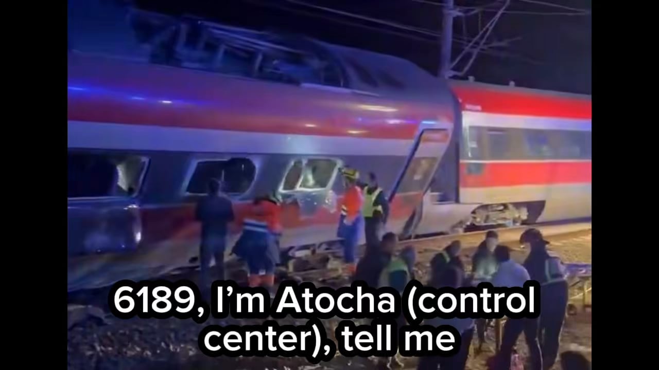 Audio recordings from the recent high speed train crash in Spain that has left at least 42 dead, 37 hospitalized and 43 missing