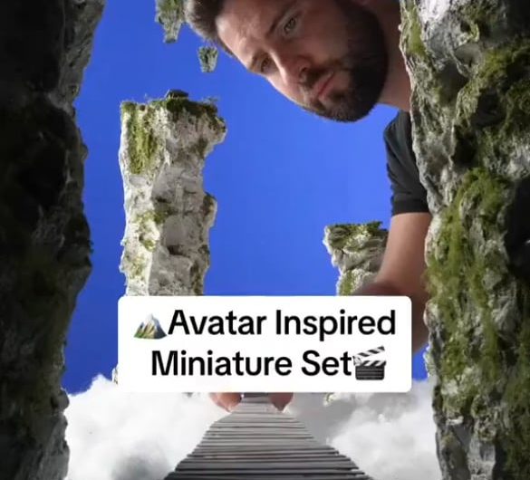 Avatar inspired miniature set by Sebastian Jern