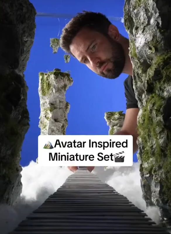 Avatar inspired miniature set by Sebastian Jern