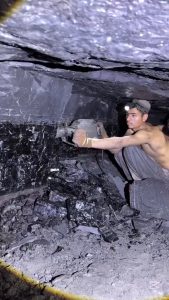 Black diamond mining.