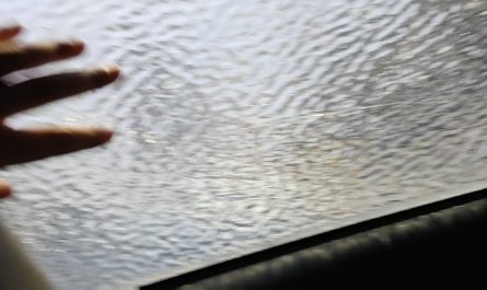 Breaking the ice from my car window