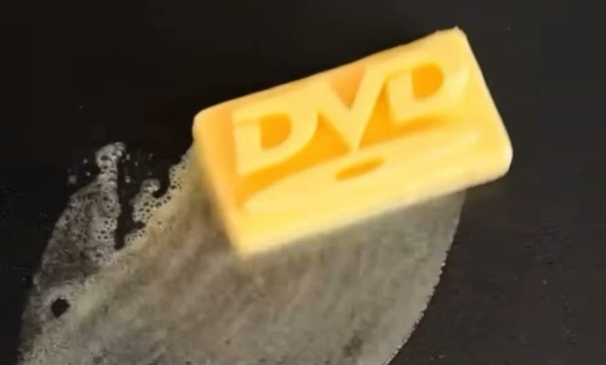 Butter melting in the pan