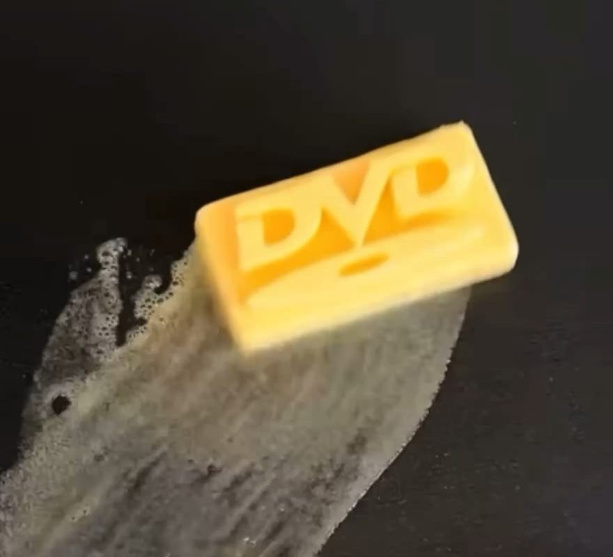Butter melting in the pan