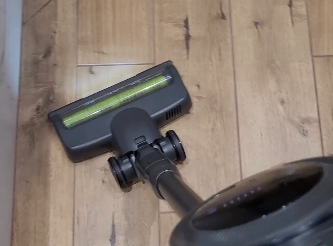 By pure accident, my vacuum cleaner fits in this spot in the bathroom