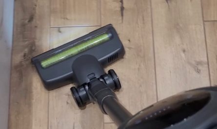 By pure accident, my vacuum cleaner fits in this spot in the bathroom