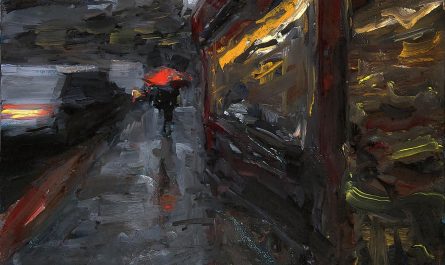 "Cafe" - my oil painting