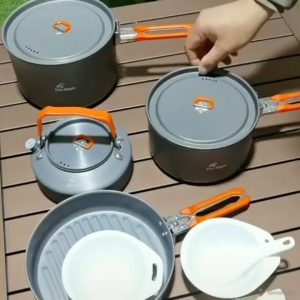 Camping gear packed just right