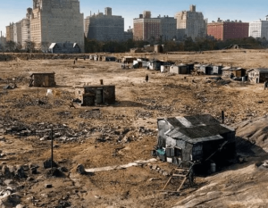 Central Park during the Great Depression (New York, 1933)