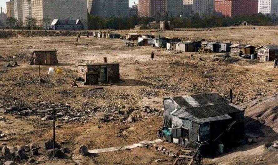 Central Park during the Great Depression (New York, 1933)