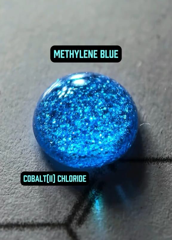 Chemical reactions create stunning effects