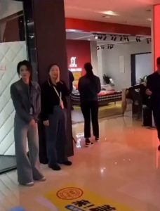 Chinese bed company introduced unique model of bed for couples