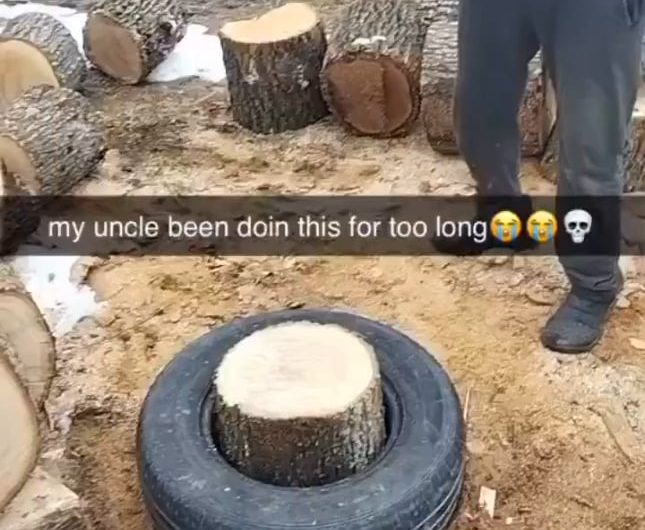 Cleanest wood chopping video I’ve seen