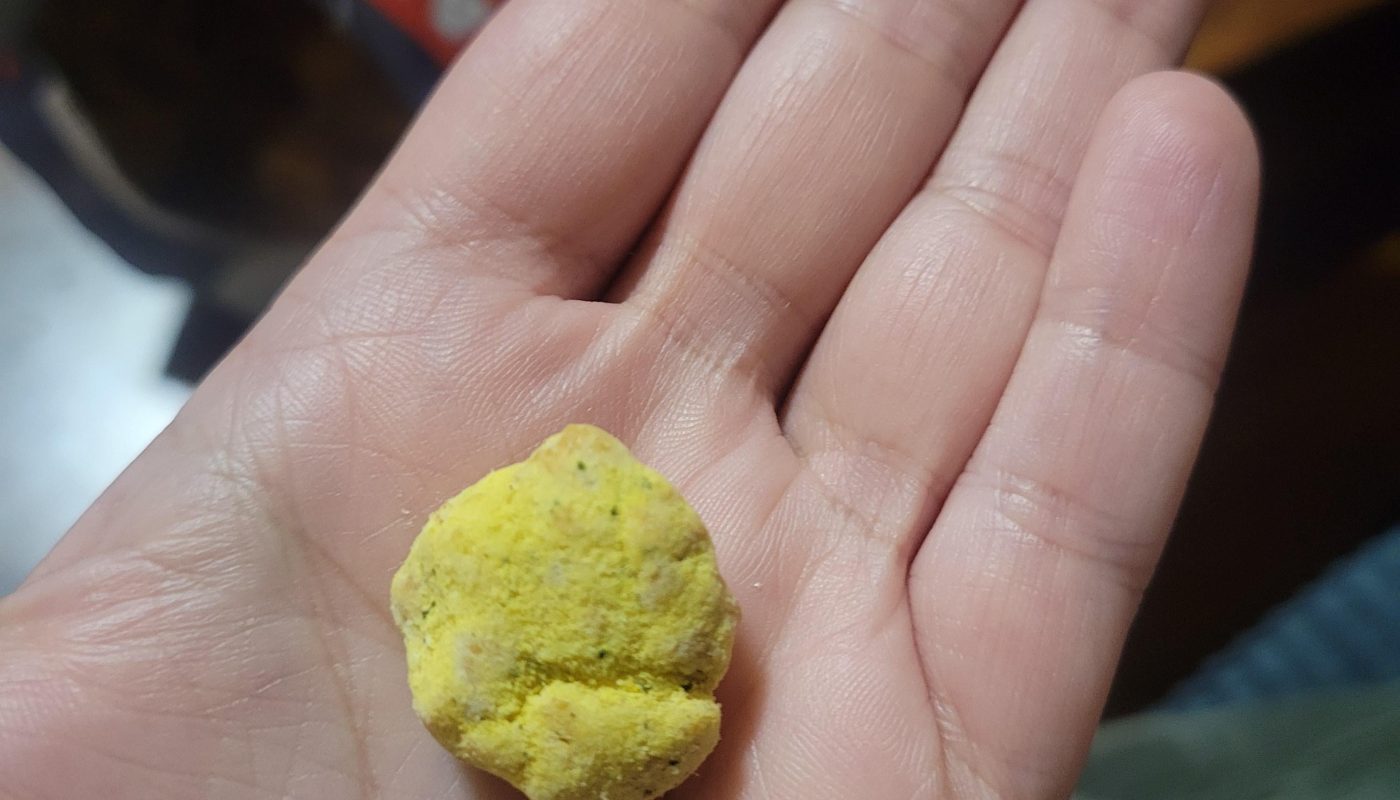 Concentrated Ball of Chex Seasoning. Tasted Exactly The Way You Think It Did.