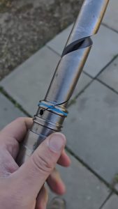 Cool crack in a steel shaft