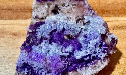 Crystals grow on mushroom when left to dry once I treated it with lye